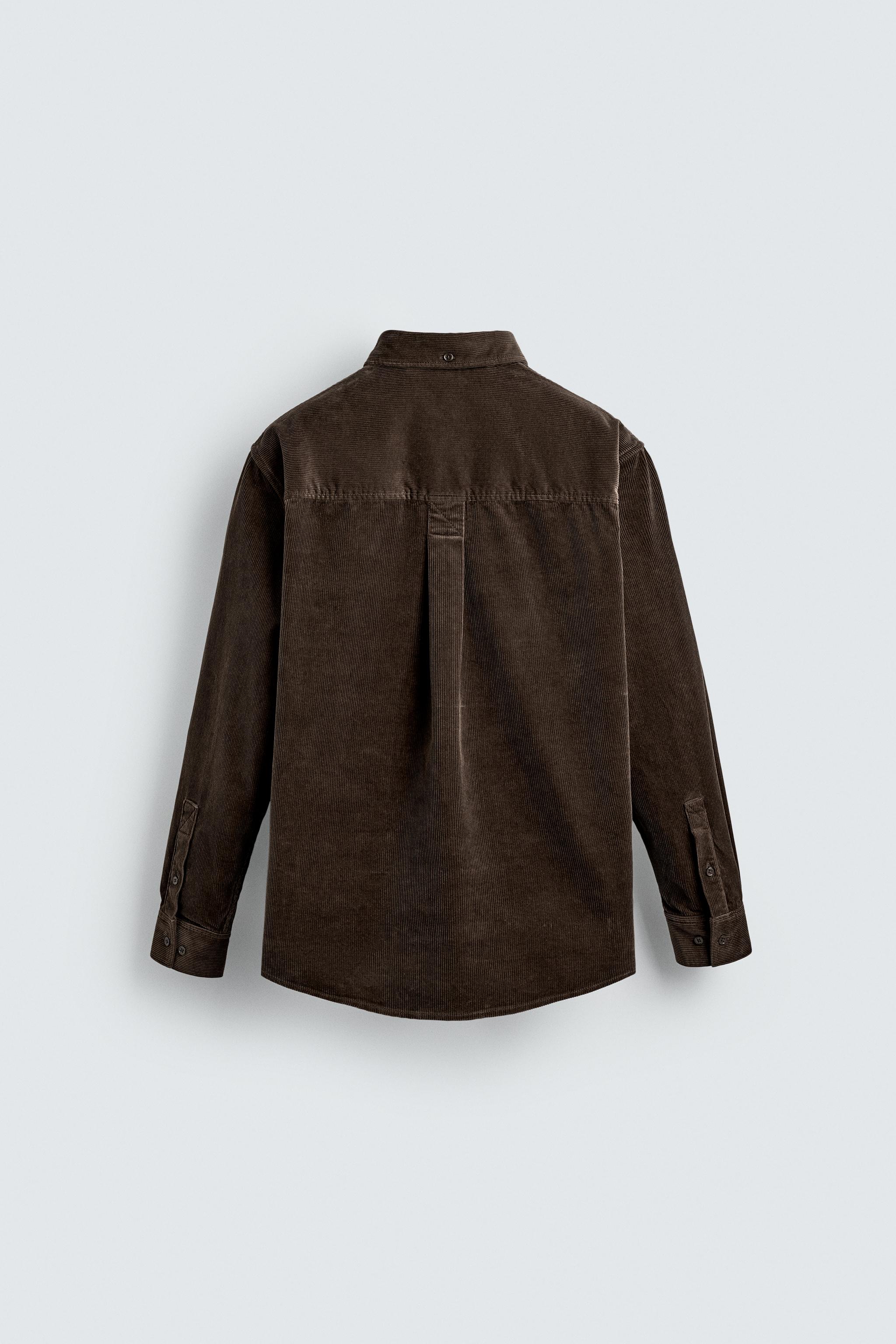 RELAXED FIT CORDUROY SHIRT
